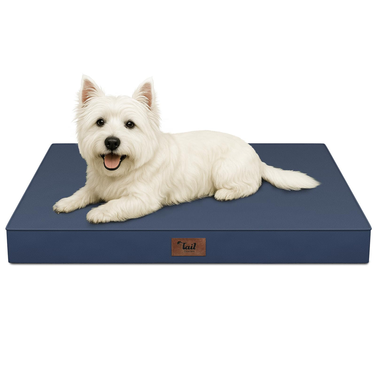 Tail Stories Waterproof Orthopedic Dog Crate Bed for Small Dogs & Cats