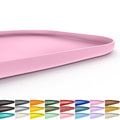 SMILOOL Waterproof Silicone Pet Food Mat with Raised Edge for Dog & Cat