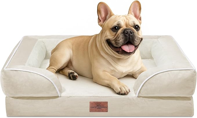 Comfort Expression Waterproof Orthopedic Dog Beds for Extra Large Dog — 30.0"L x 20.0"W x 7.0"Th