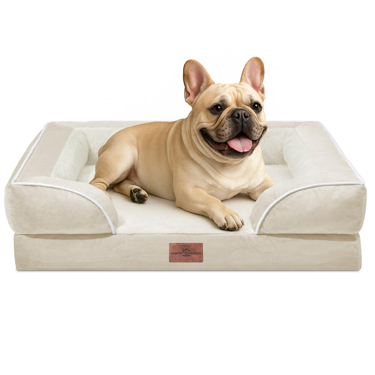 Comfort Expression Waterproof Orthopedic Dog Bed for Medium Size Dog