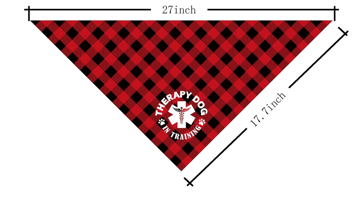Dog Bandana for Happy Birthday Mom - Classical Plaid Printing Scarf Accessories, Pet Gift for Mom's Birthday Party (L16)