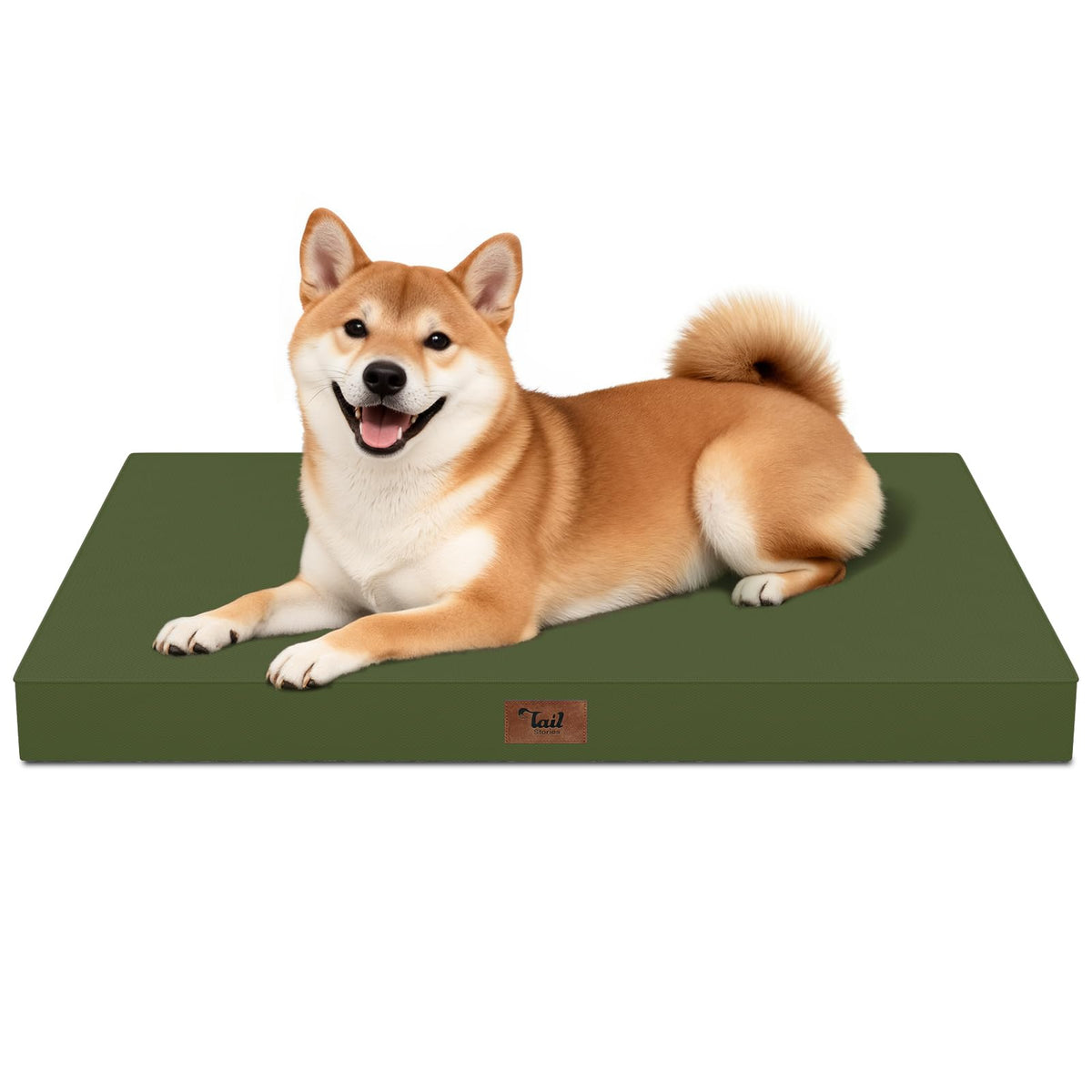 Tail Stories Outdoor Waterproof Orthopedic Dog Bed for Medium Size Dogs