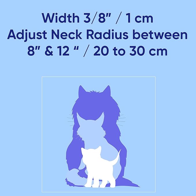 Pawtitas Reflective Purple Cat Collar with Safety Buckle and Removable Bell for Kitten and Cats