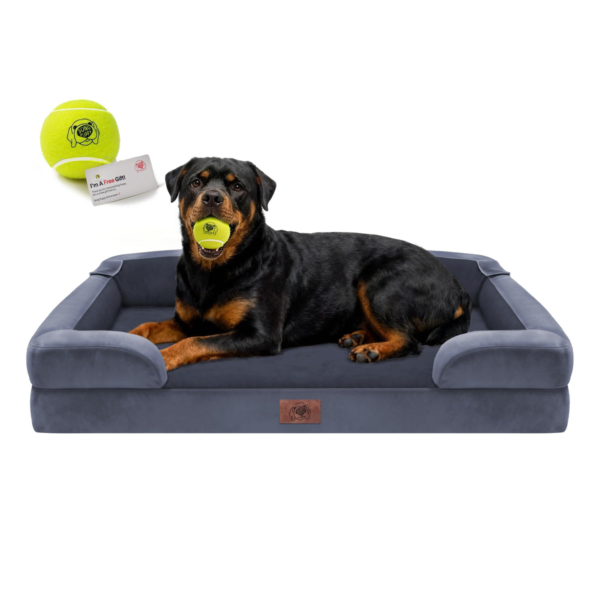 Song Puppy Waterproof Orthopedic Dog Bed for Extra Large Sized Dogs