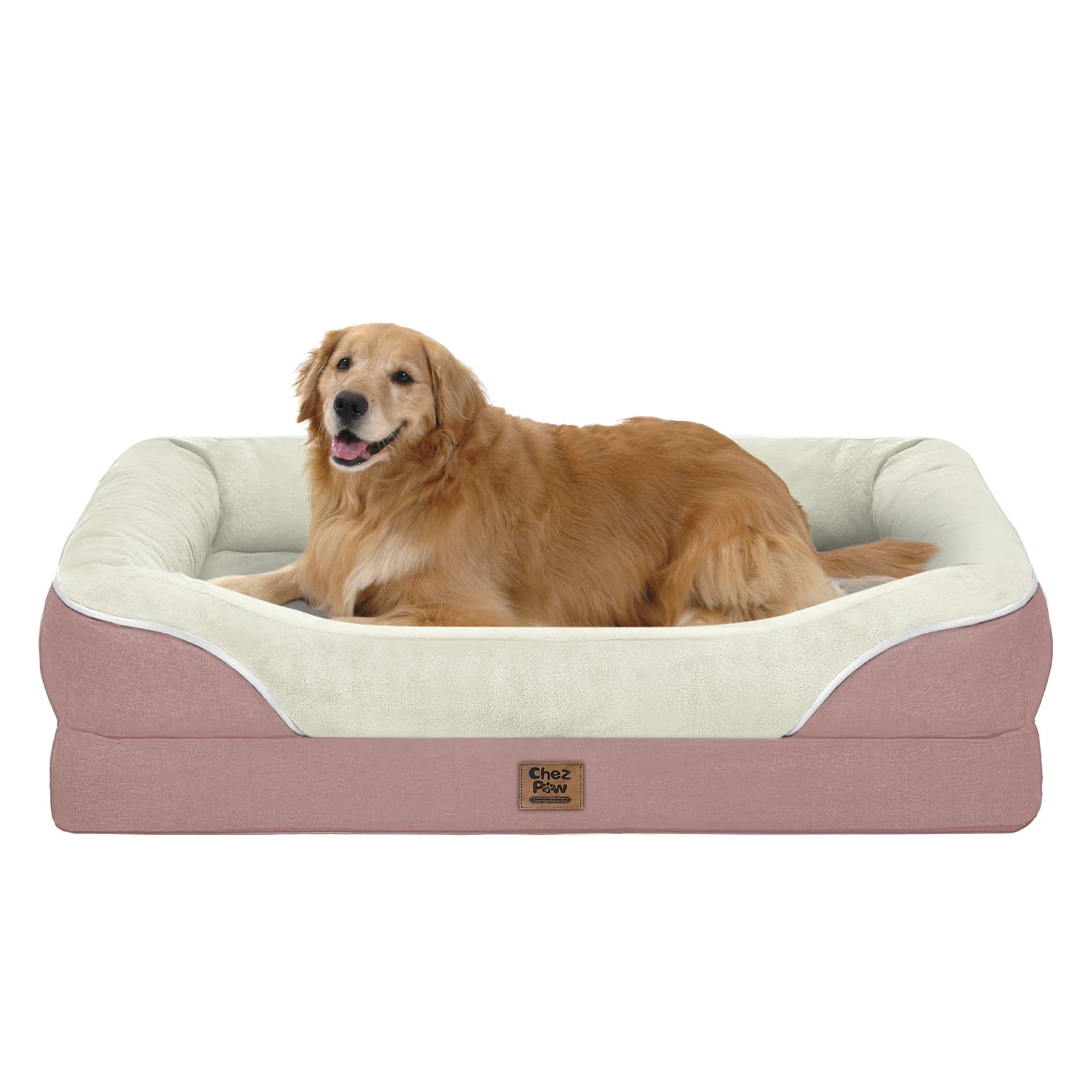Chez Paw Waterproof Orthopedic XL Dog Bed for Large and Extra Large Dogs