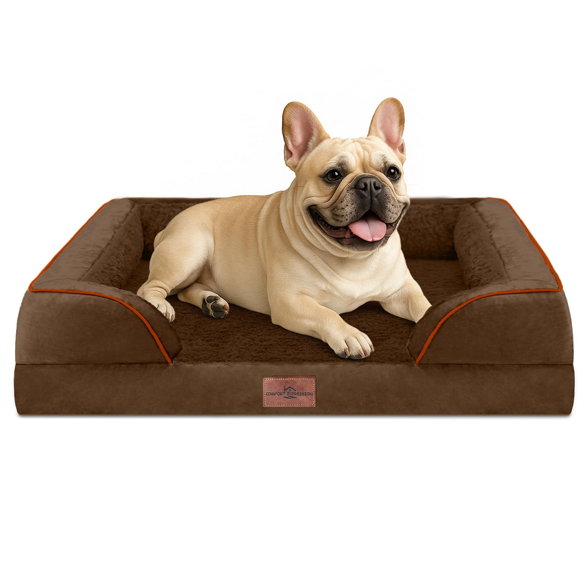Comfort Expression Waterproof Orthopedic Dog Bed for Medium Size Dog