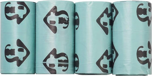 60 Count Cat Litter Waste Poop Bags Scented for Cat Litter Scoop, Cat Litter Clump & Poop Bags, Cat Litter Poop Clump, Super Thick, Durable, Easy Clean Up Litter Pan Bags for Pet Cats, Green