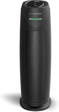 GermGuardian HEPA Large Room Air Purifier for Bedroom, Office, Dorm, and Home - Filters Pet Dander, Dust, Pollen, Smoke, Scents - Air Quality Monitor - AC4880B - 22" Tower - Black