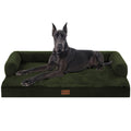 Casa Paw Orthopedic Washable Dog Bed for Extra Large Dogs, 45x35in, Grey
