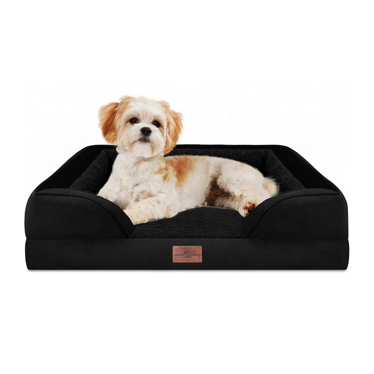 Comfort Expression Waterproof Orthopedic Dog Bed for Medium Size Dog