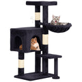 BestPet | 37" Cat Tree Tower | Dark Gray | Sturdy Multi-Level Cat Tree