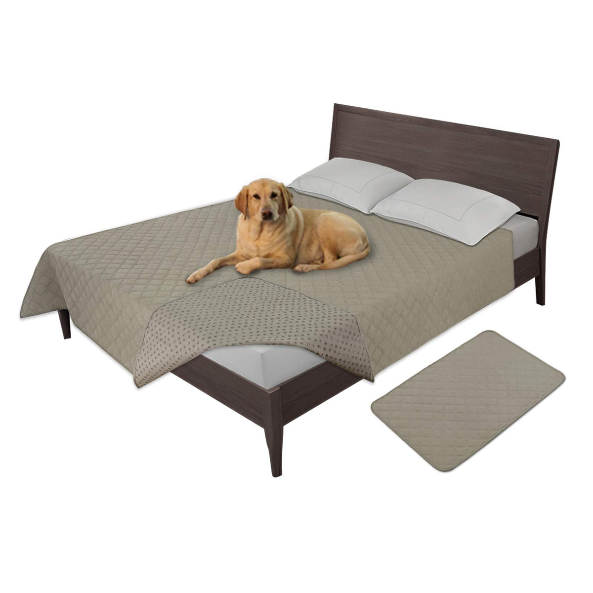 Easy-Going Waterproof Dog Bed Cover, Non-Slip Pet Blanket, 52x82in