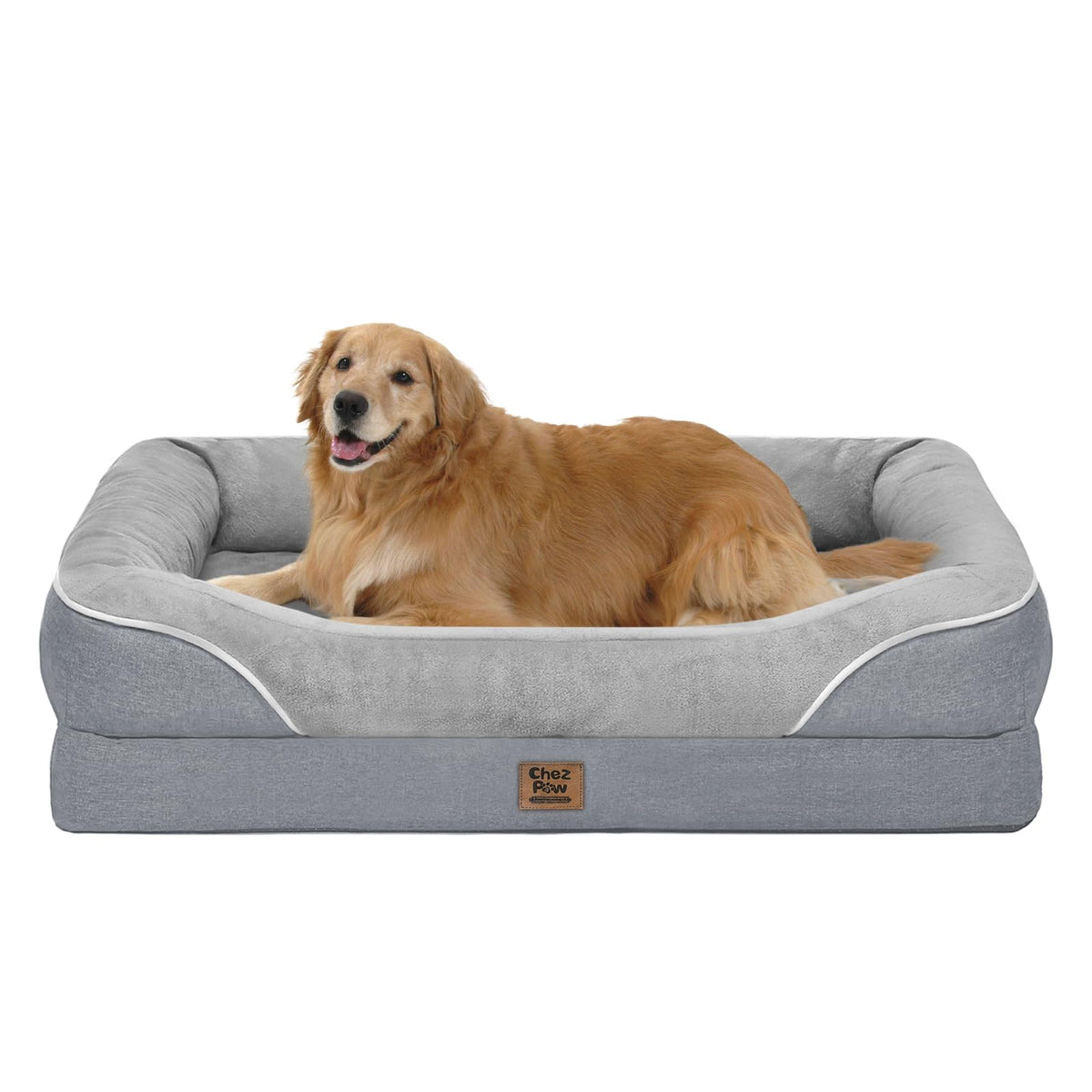 Chez Paw Orthopedic Washable XXL Dog Bed for Extra Large Dogs