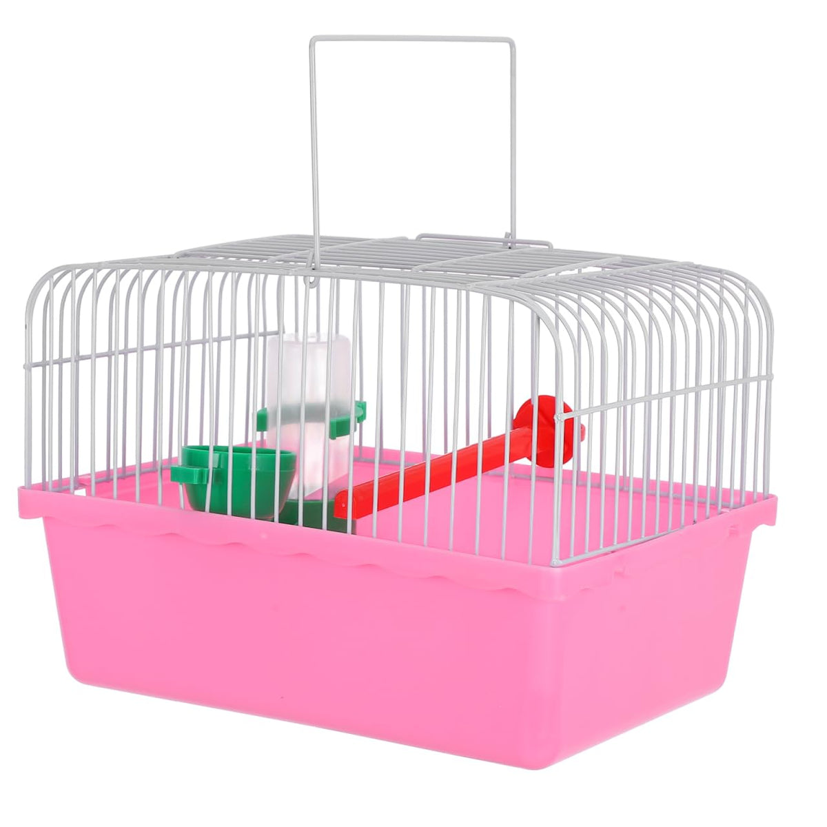 BESPORTBLE Portable Bird Carrier Travel Cage for Parrots Lovebirds and Small Birds with Perch Food Box and Water Dispenser 9.29 X 6.57 X 6.29 in