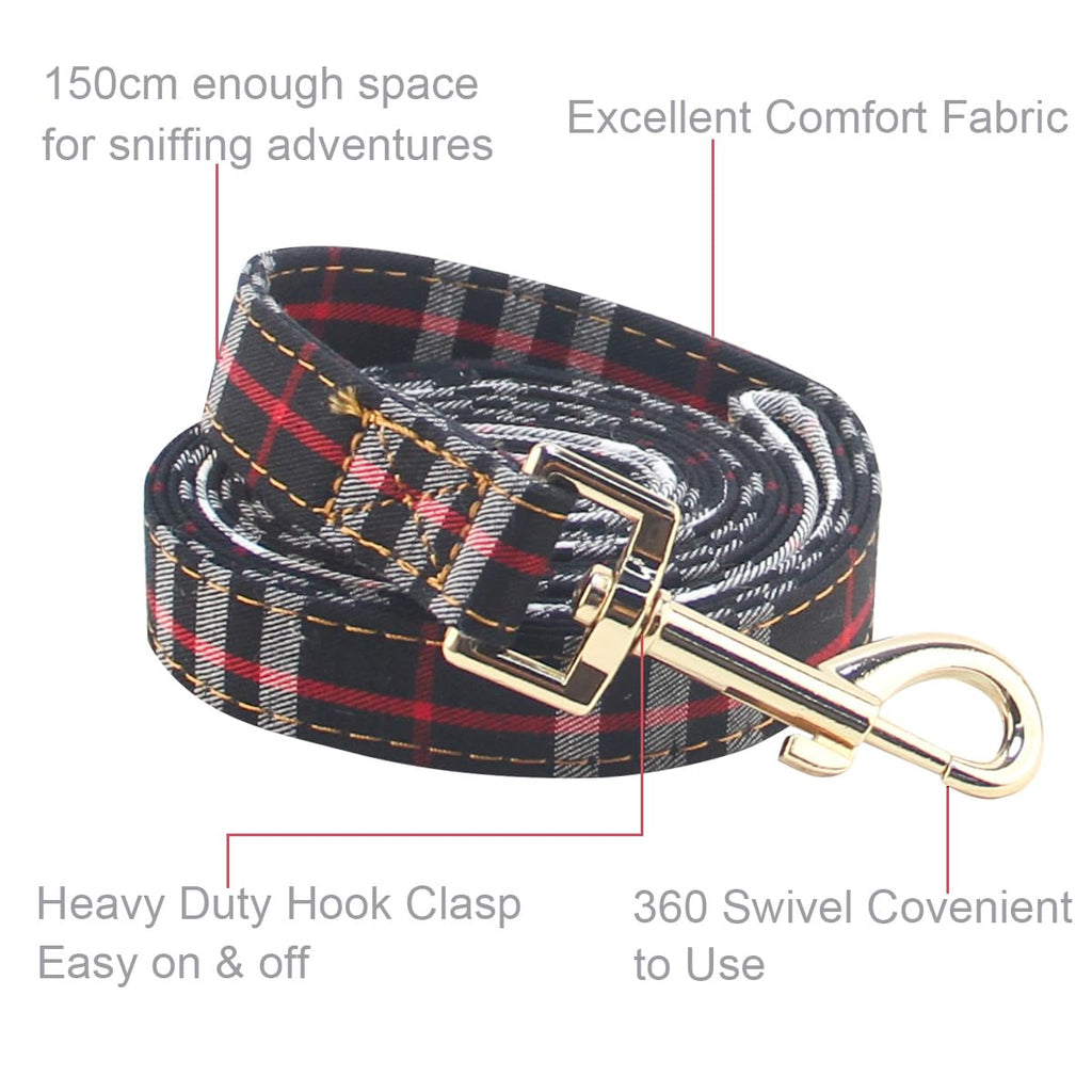 SuperBuddy Dog Collar and Leash,Breathable Adjustable Dog Collar-Safe Buckle-Collars for Small Medium Large Pet