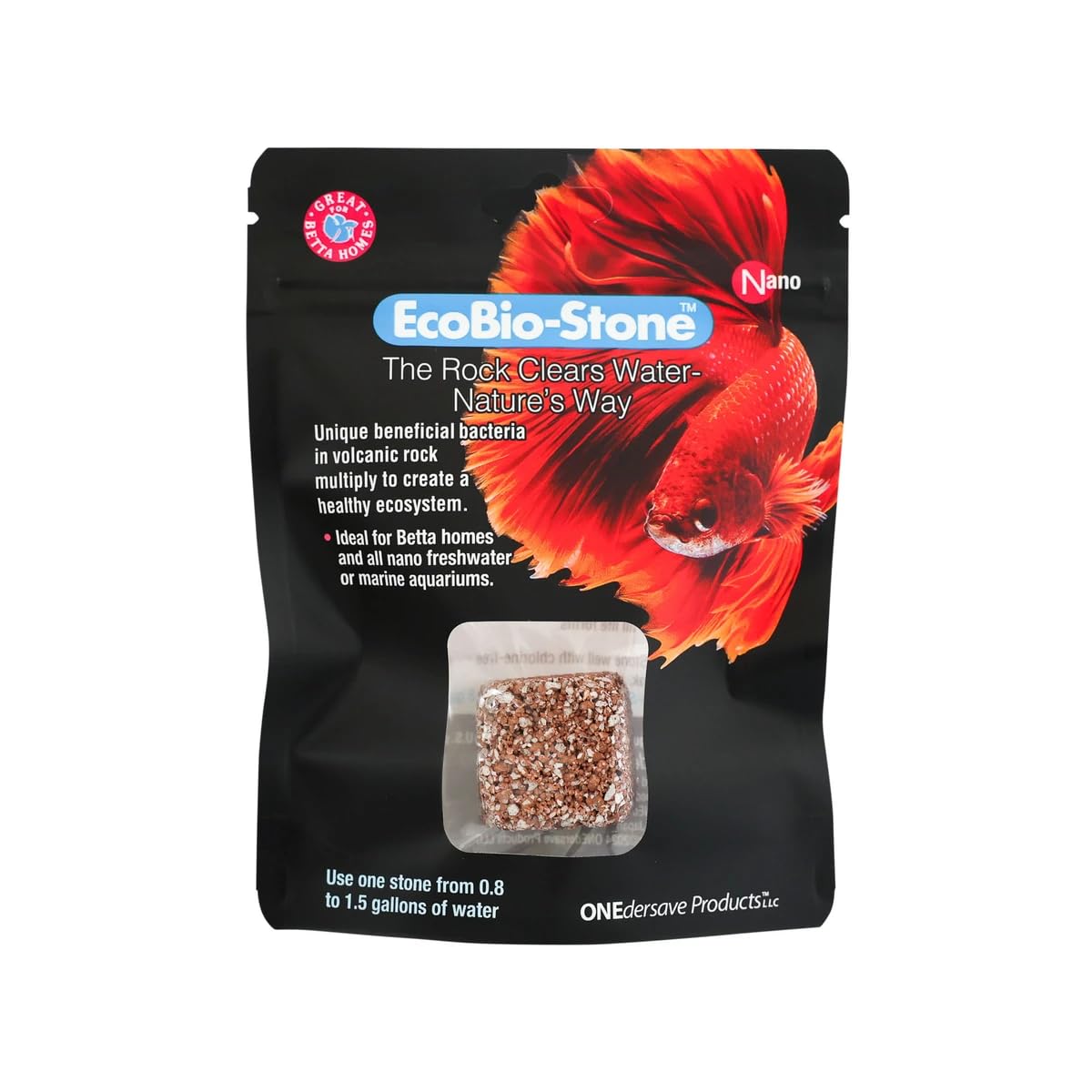 EcoBio-Block Aquarium Water Clarifier (Small, 8–16 gal)