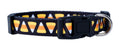 Native Pup Halloween Dog Collar (Large, Bats)