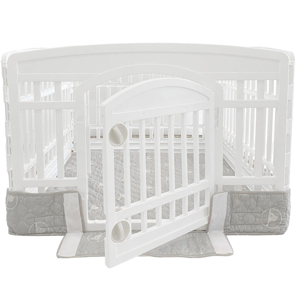 PJYuCien Playpen Bottom Pad for 36'' Width 4 Panel Pen, Gray