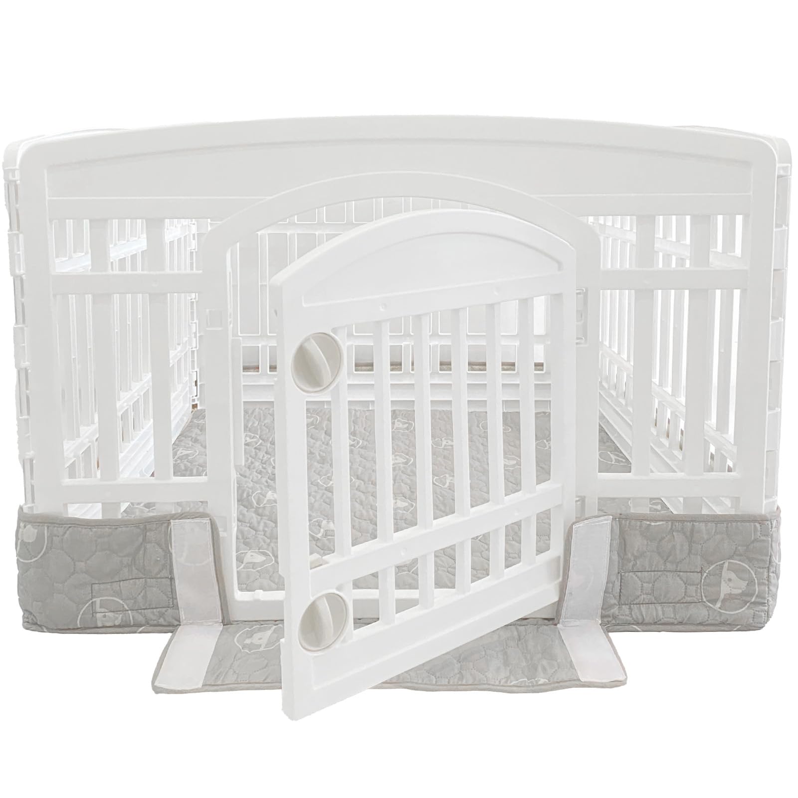 PJYuCien Playpen Bottom Pad for 36'' Width 4 Panel Pen, Gray