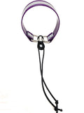 Sparky Pet Co Surefit 3/4" Bungee Dog Collar, Waterproof Biothane E-Collar Replacement Strap with Nexus Wheel Lock, Fits Garmin, Dogtra, SportDOG & Educator (Reflective Purple)