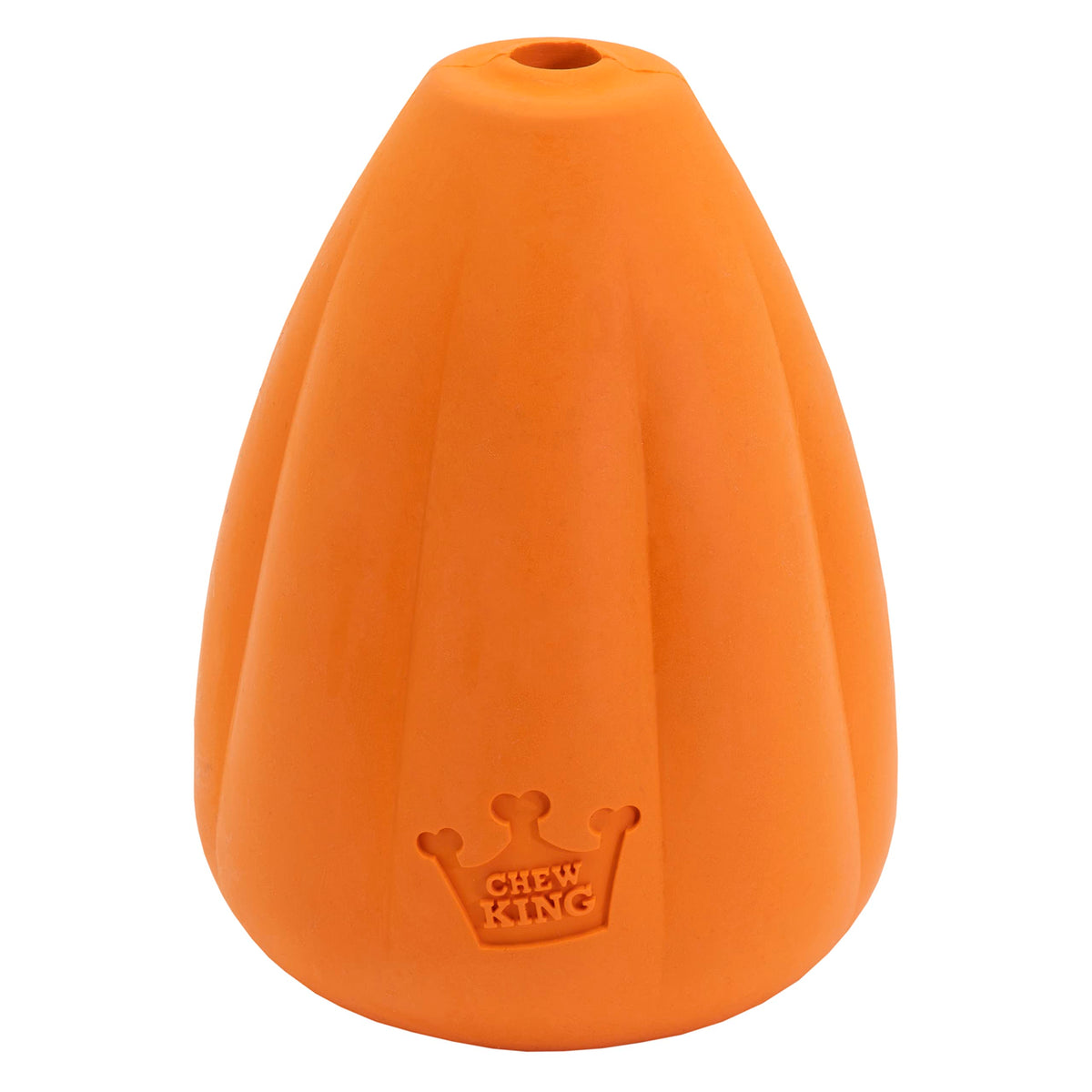 Chew King by Mammoth Premium Treat Dispensing Dog Toy, Durable Natural Rubber Chew Toy, Safety Air Vent, Interactive Enrichment Toy for Aggressive Chewers, XXL - Teal