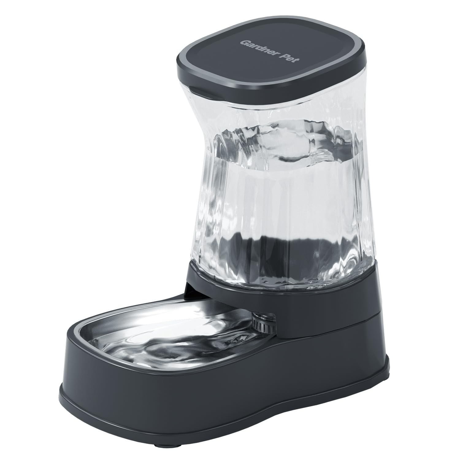 Gardner Pet Automatic Dog Water Dispenser Gravity Stainless Steel Water Waterer Feeder, 100% BPA-Free Large Capacity Water Feeding Bowls for Medium & Large-Sized Dogs,Cats, Other Pets -(2.1 Gallons)