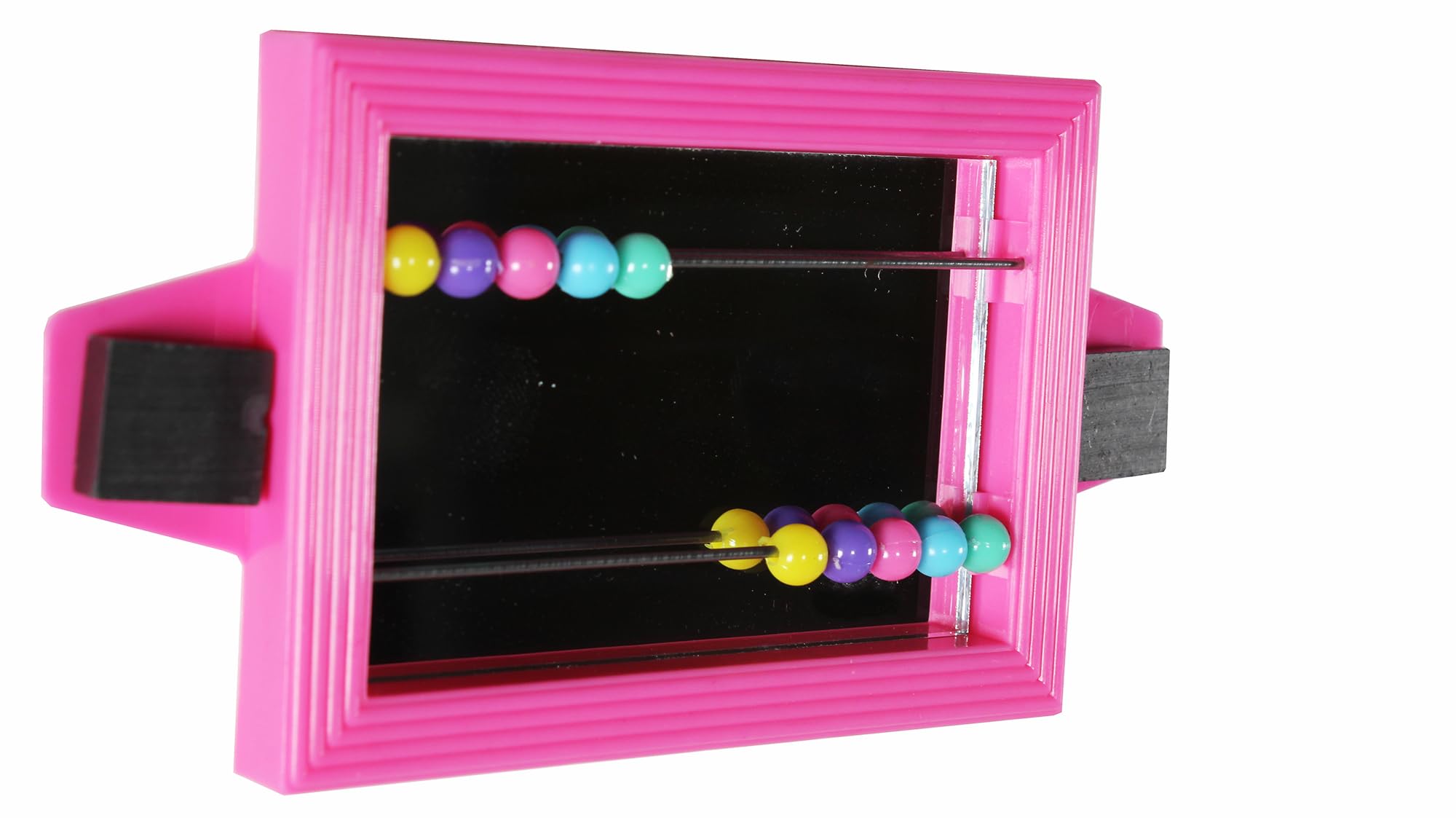 Penn-Plax Bird Life - Mirror with Beads Toy | Easy to Attach to Any Bird Cage | Keep Your Birds Entertained and Stimulated (BA507)