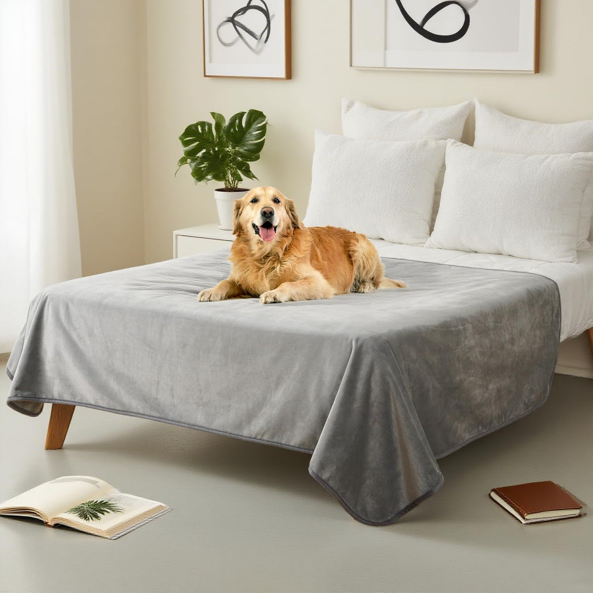 CAPT.SNOOZE Waterproof Pet Blanket for Small Dogs and Cats 30"x40"