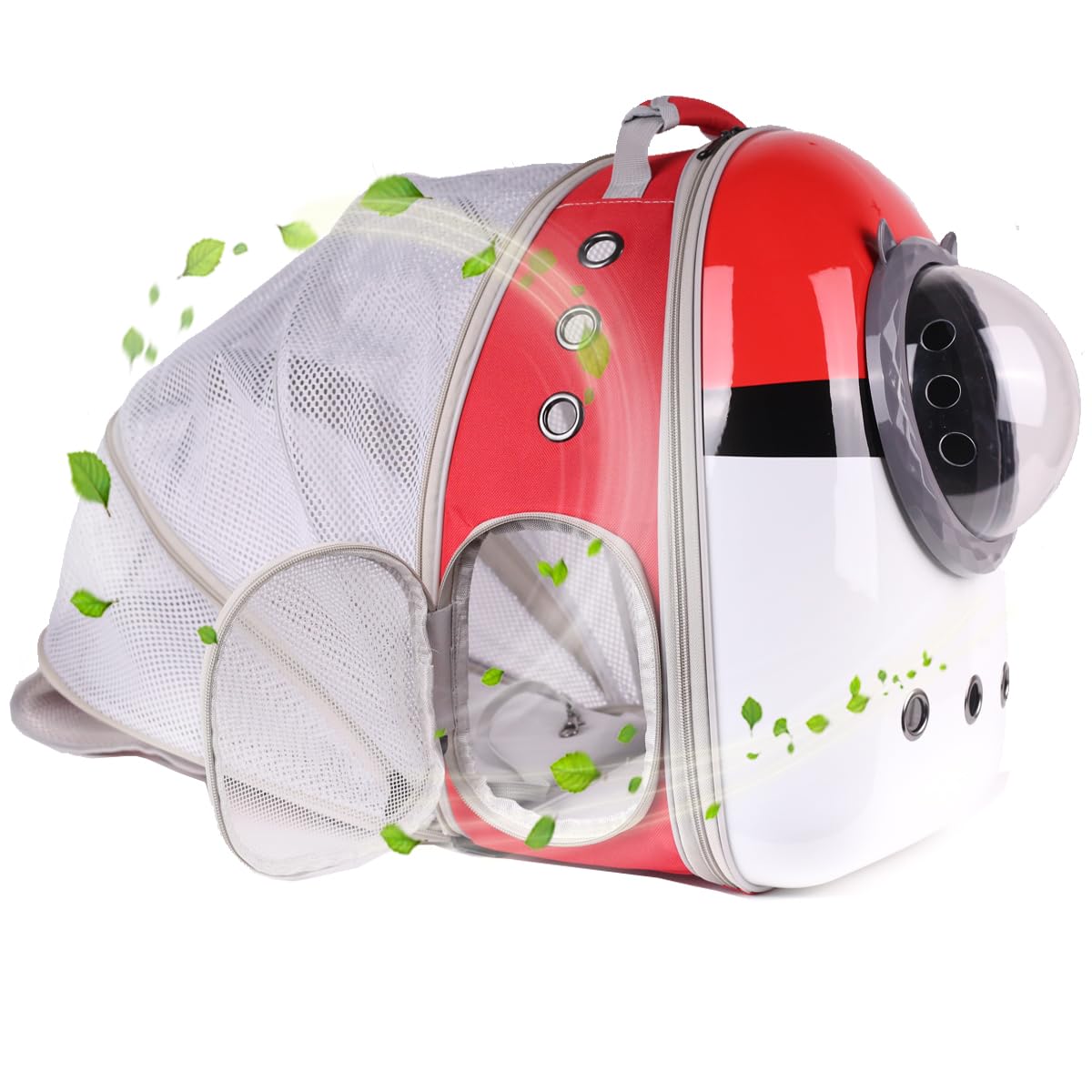 Front Expandable Cat Backpack Carrier, Large Cat Backpack Fits Up to 20 lbs, Backpack for Cats Kitten Small Puppy, Airline Approved Cat Bubble Backpack, Space Capsule Astronaut Backpack Carrier