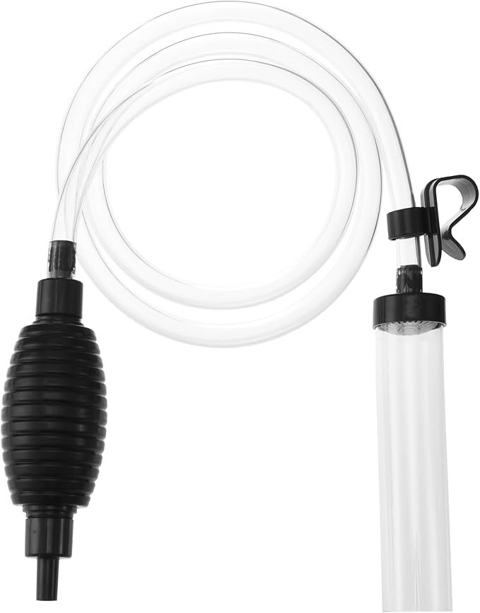 Seltomer 7ft Aquarium Siphon Vaccum Cleaner Fish Tank Water Changer for Cleaning Gravel & Sand