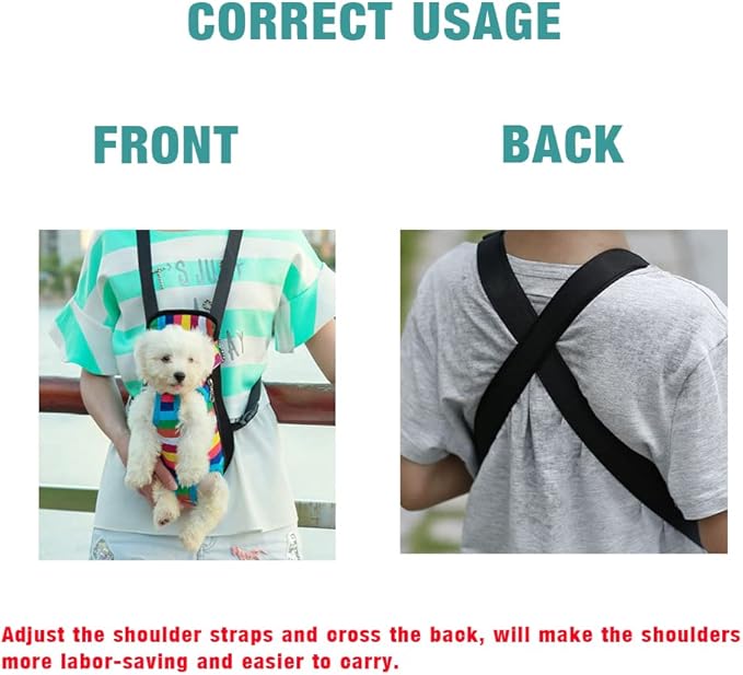 Leconpet Pet Carrier Backpack, Legs Out Adjustable Pet Front Cat Dog Carrier Backpack, Easy-Fit Dog Travel Backpack Carrier for Hiking Camping for Small Medium Puppies Cats (XL, Plaid Stripes)