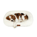 KISIMUY Orthopedic Dog Bed, Memory Foam Bolster Bed for Small Dogs