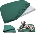 Dog Bed Cover Waterproof Replacement Machine Washable Covers for 41x27 Inch Dog Bed Heavy Duty Scratch Resistant Mattress Protector Pet Bed Cover Only Dark Green