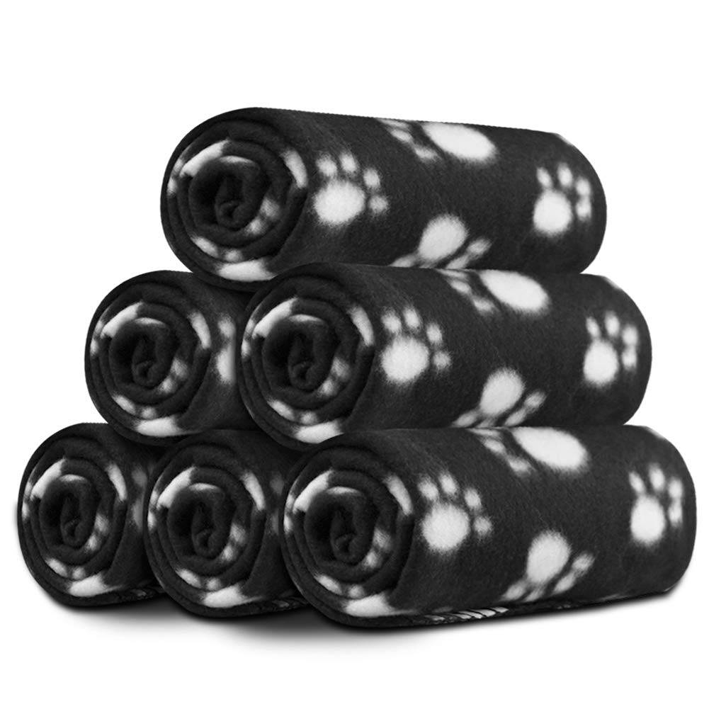 Comsmart Dog Blankets, 6 Pack Fleece Pet Blankets, 39x35 inches