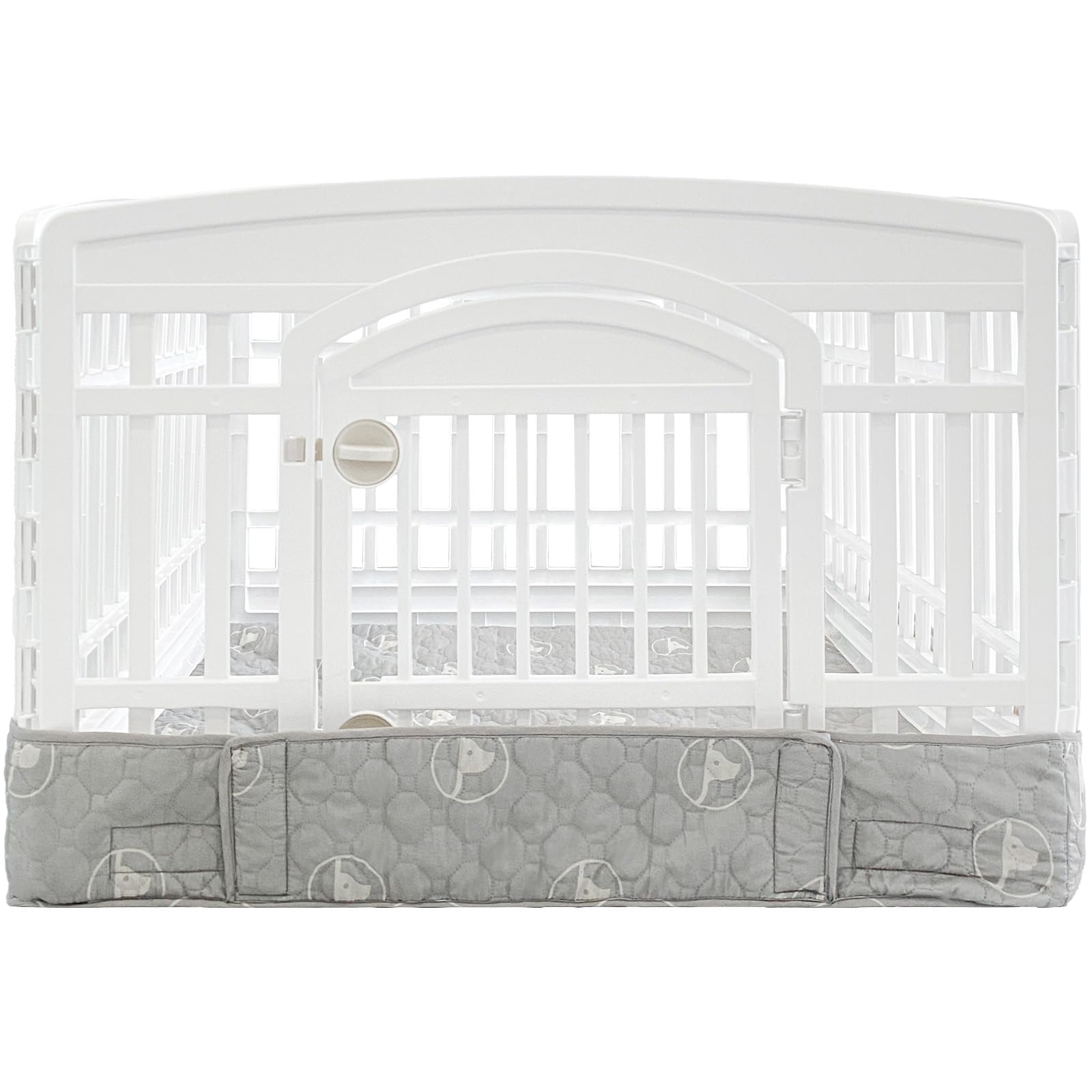 PJYuCien Playpen Bottom Pad for 36'' Width 4 Panel Pen, Gray