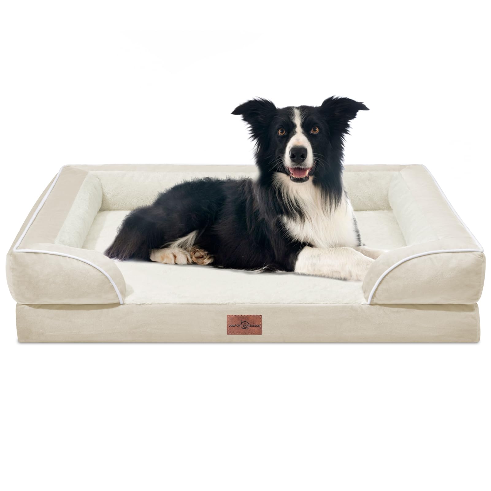 Comfort Expression Waterproof Orthopedic Dog Beds for Large Sized Dog