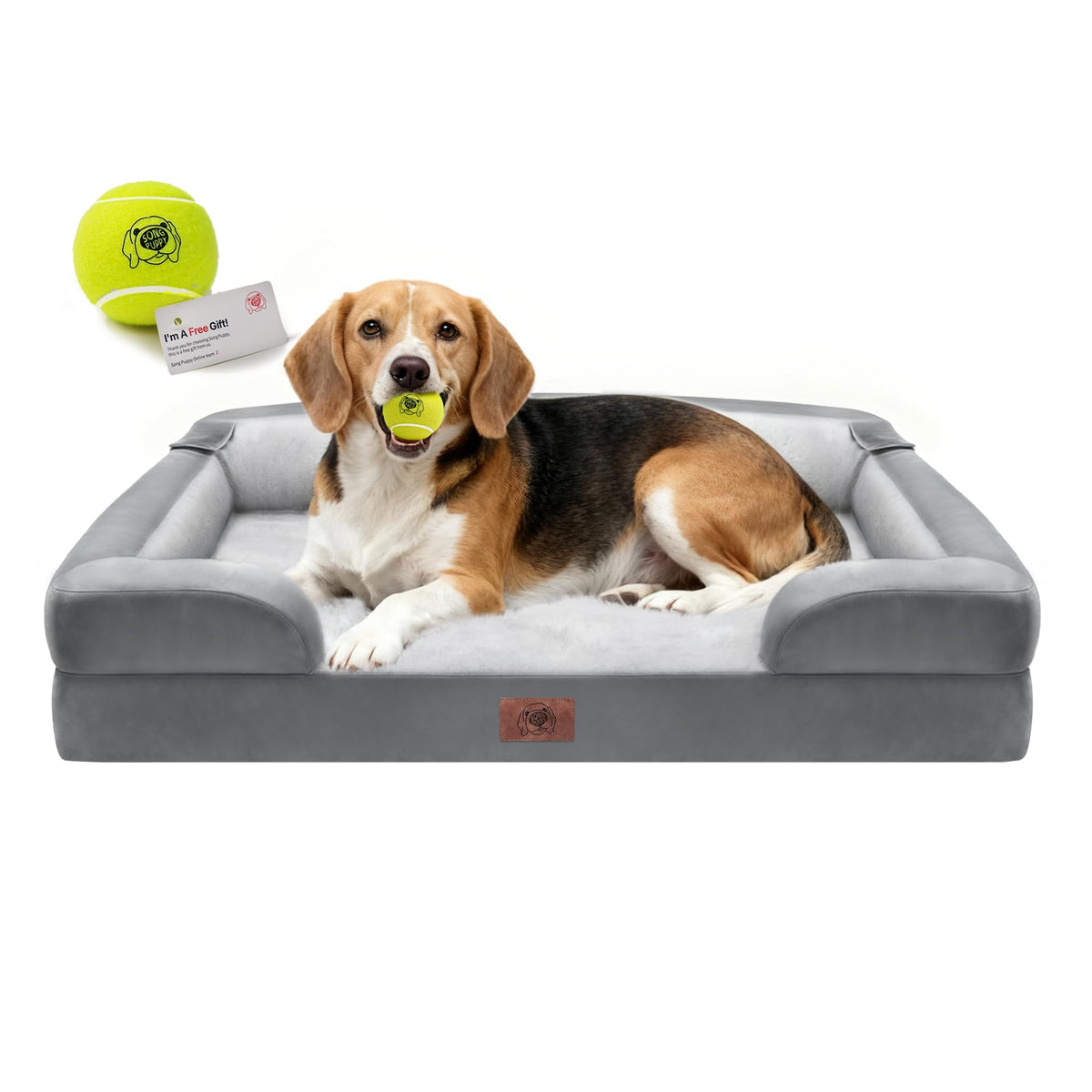 Song Puppy Waterproof Orthopedic Dog Bed for Extra Large Sized Dogs