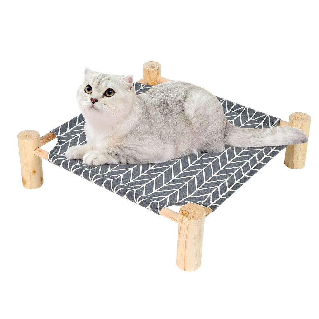 Patas Lague Cat Hammock Bed Small Eleveted Dog Bed 19x19 in Arrow