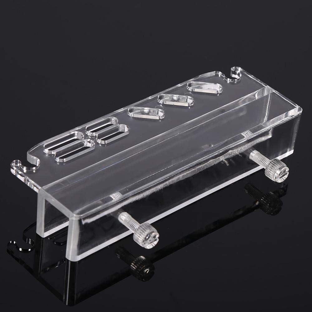 Fdit Acrylic Water Plants Grass Maintenance Tool Holder Aquarium Rack Organizer Fish Tweezers Scissors Storage Rack