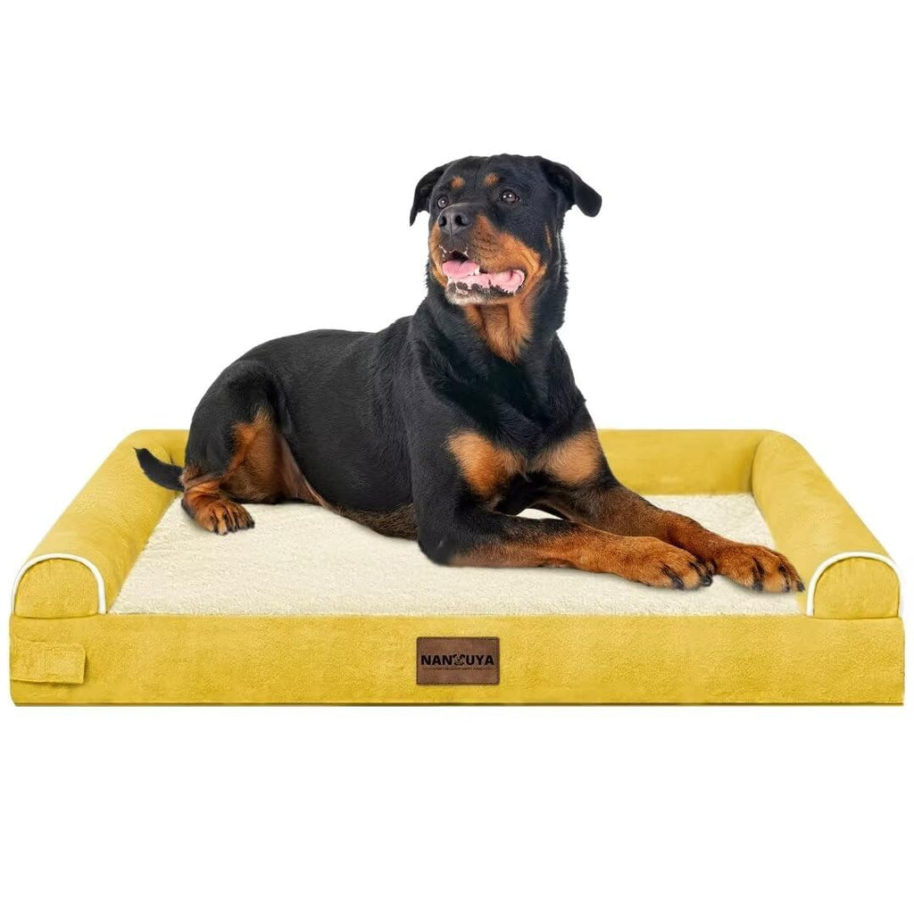 NANUYA Orthopedic Dog Bed for XX-Large Dogs, 44 x 34 Inch, Ginger