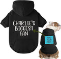 Personalized Name Dog Hoodie, Embroidered Hoodies Pets Name, Custom Pet Memorial, Bright Puppy Sweatshirt, Customized Pet Clothes Warm Winter Outfit for Dogs, Gift for Dog Lovers Style 7