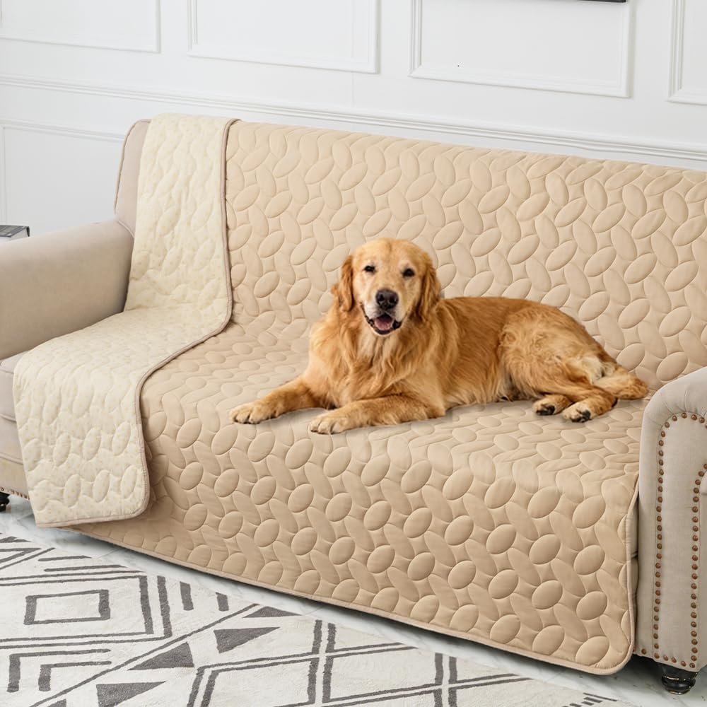 Ameritex Pet Bed Cover Dog Bed Blanket for Sofa and Furniture Waterproof New Pattern Design (30x70 Inch, Light Grey)