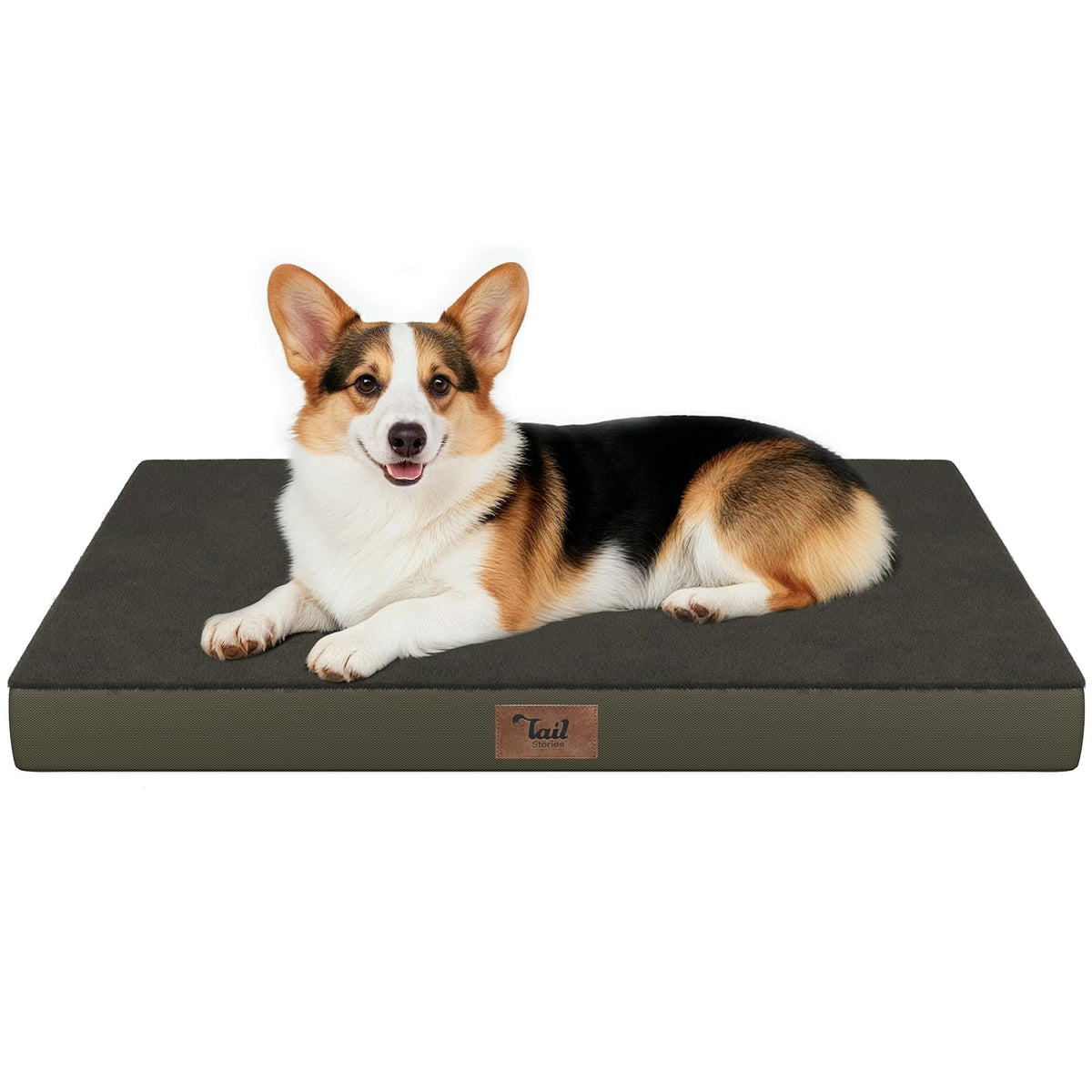 Tail Stories Outdoor Waterproof Orthopedic Dog Bed for Large Dogs