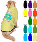Personalized Dog Hoodie Customized with Name Photo Pet Warm Sweater Hoodie for Medium Large Dogs & Cat Puppy, Khaki, XL
