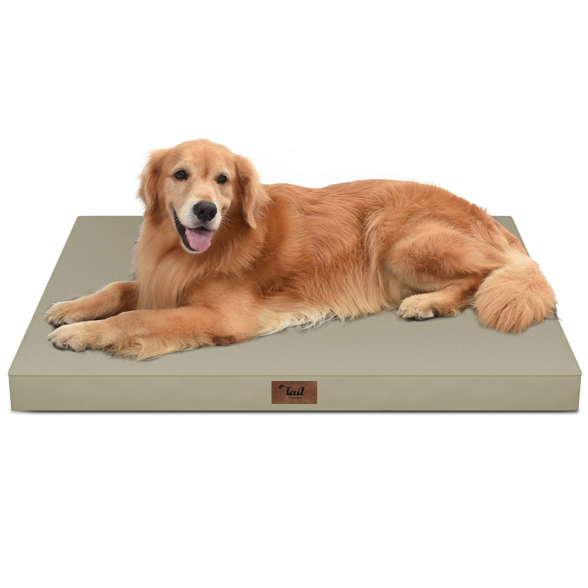 Tail Stories Waterproof Orthopedic Outdoor Dog Bed XL for Extra Large Dogs