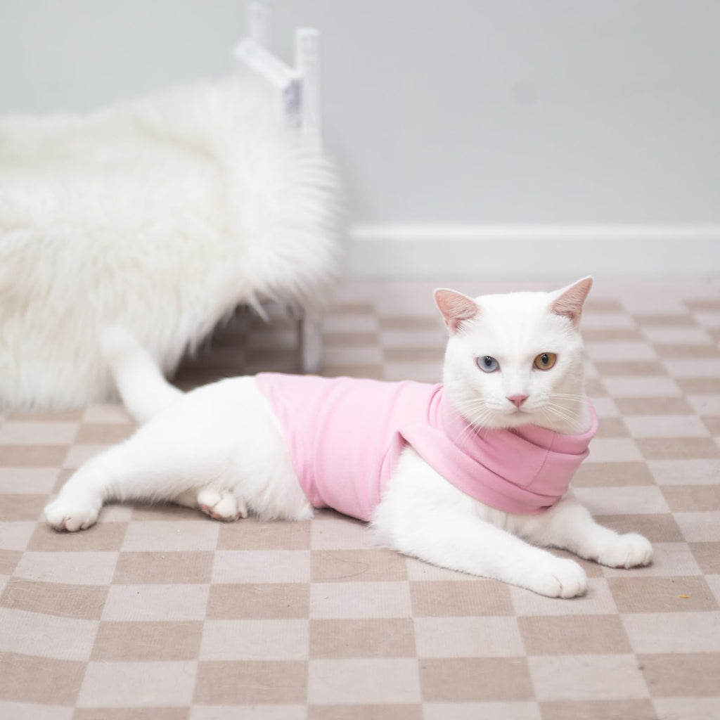 EXPAWLORER Cat Sweater Warm Fleece Pet Clothes for Cats Only
