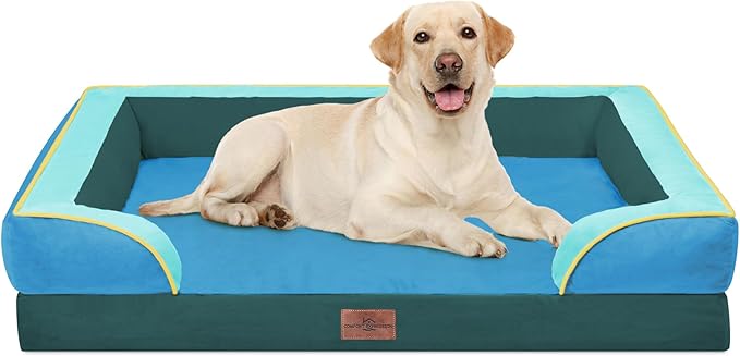 Comfort Expression Waterproof Orthopedic Dog Beds for Extra Large Dog — 42.0"L x 30.0"W x 8.5"Th