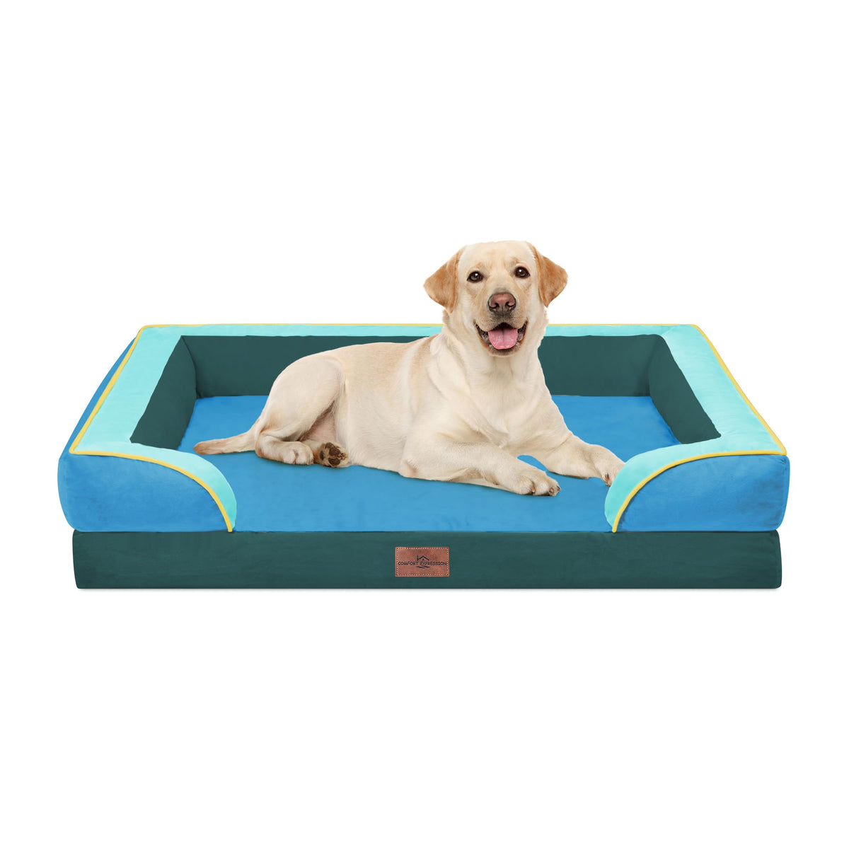 Comfort Expression Waterproof Orthopedic Dog Bed for Extra Large Dogs