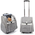 Lollimeow Cat Backpack Carrier, Ideal for Small Animals & Puppies, Airline Approved,Safe for Travel, Hiking, Vet Transport & Outdoor Use Fully Ventilated Design for Ultimate Comfort On-the-Go