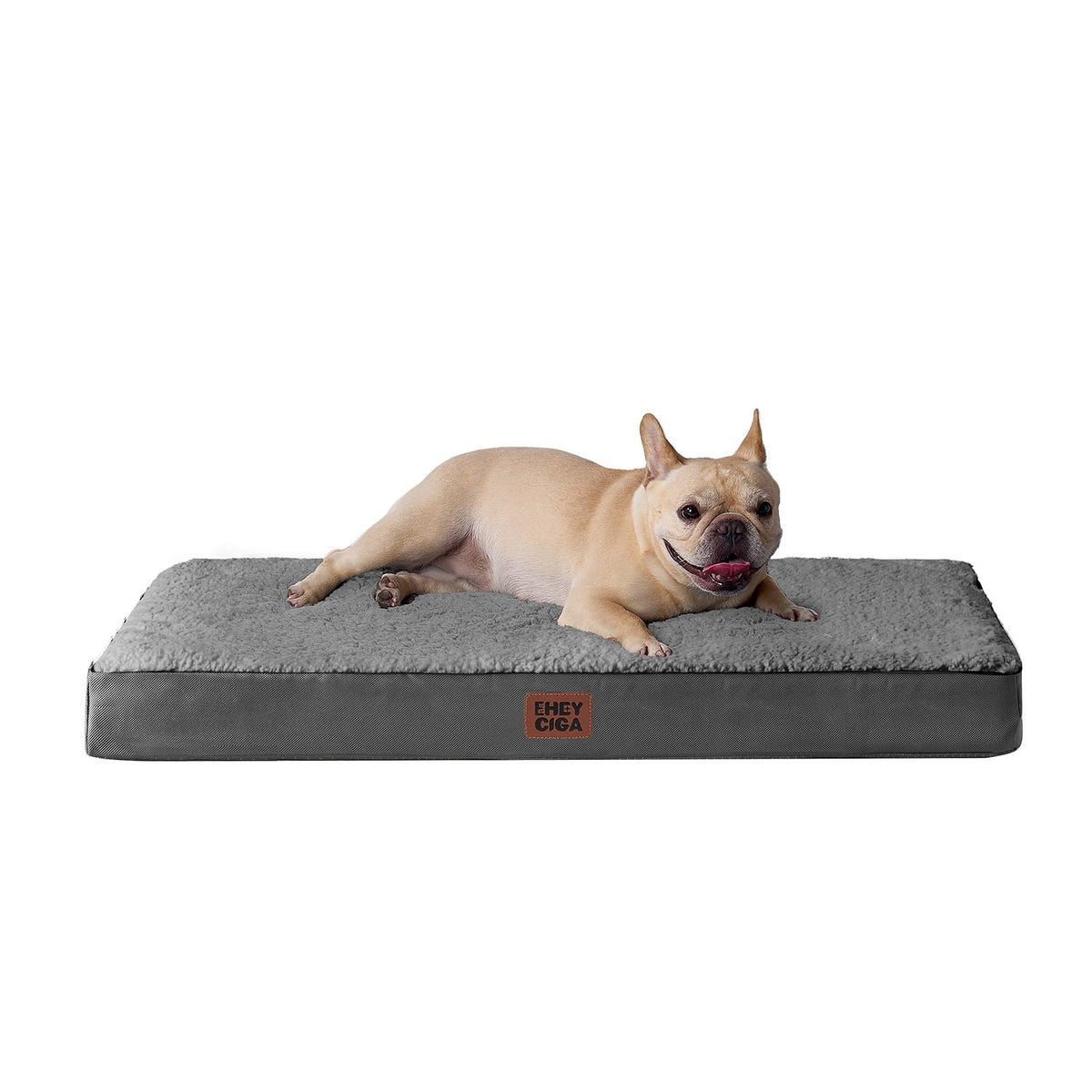 EHEYCIGA Orthopedic Dog Beds, Egg Crate Dog Bed Pet Mat with Washable Removable Cover, All Size Dogs